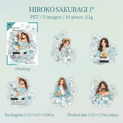 #02859 Fantasy Romantic Series Sticker