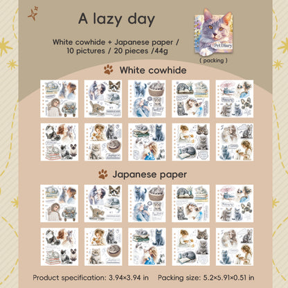 #02855 Pet Diary Series Sticker Book