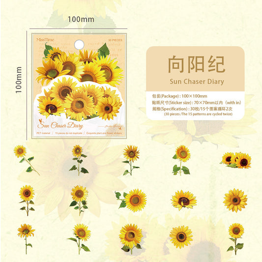 #02475 Plant and Flower Series Sticker