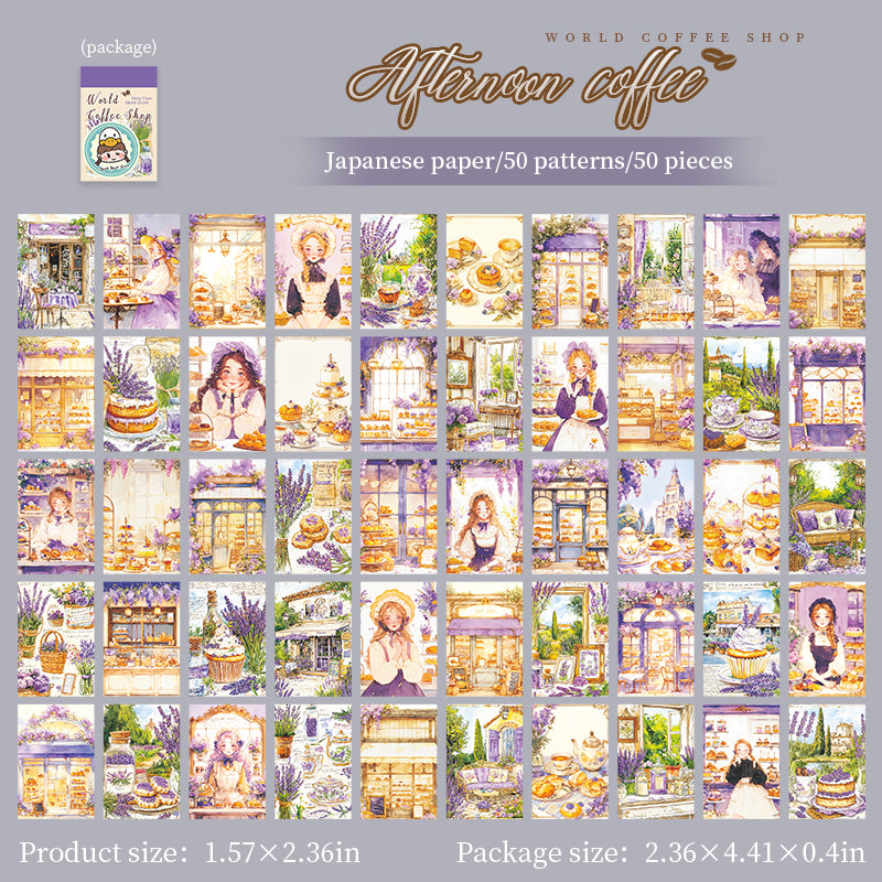 #02491 Coffe Shop Series Sticker
