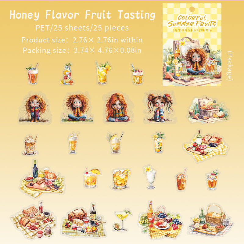 #02099 Summer Fruit Series Sticker