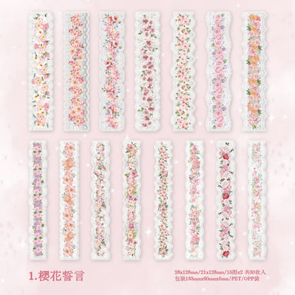 #03046 Lace Flower Love Series Tape