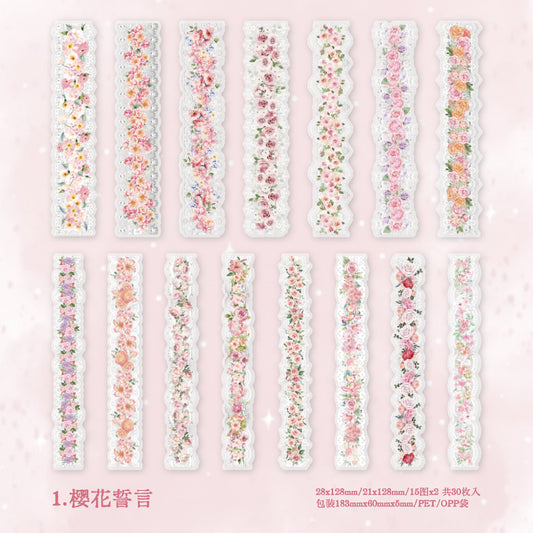 #03046 Lace Flower Love Series Tape