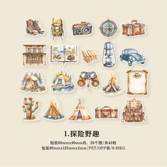 #02643 Vintage Goodies Series Sticker