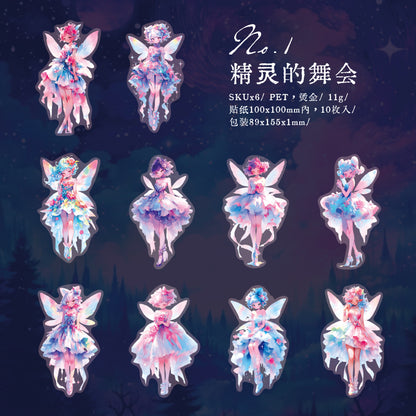 #02456 Star Fairy Series Sticker