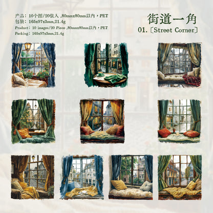 #02156 Story Besides the Window Series Sticker