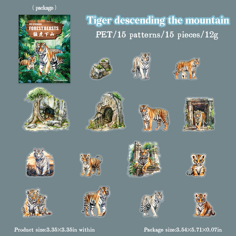 #02676 Forest Animal Series Sticker