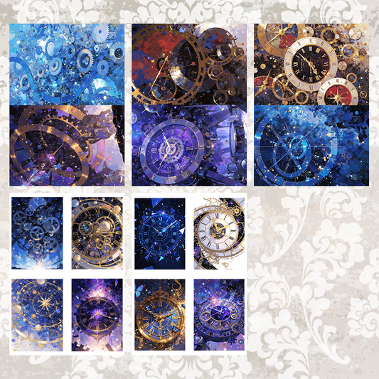 #5A100 POI Print A5 Cardstock Paper Set 10 Pcs