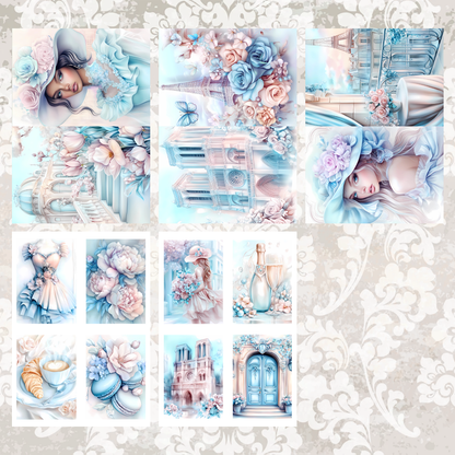 #5A104 POI Print A5 Cardstock Paper Set 10 Pcs