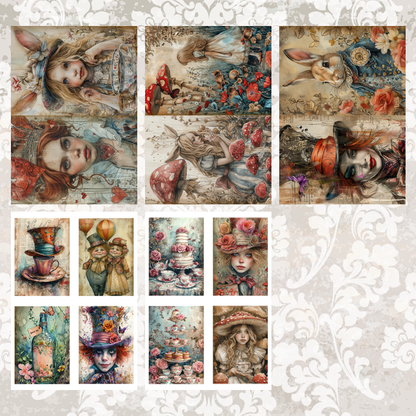 #5A105 POI Print A5 Cardstock Paper Set 10 Pcs