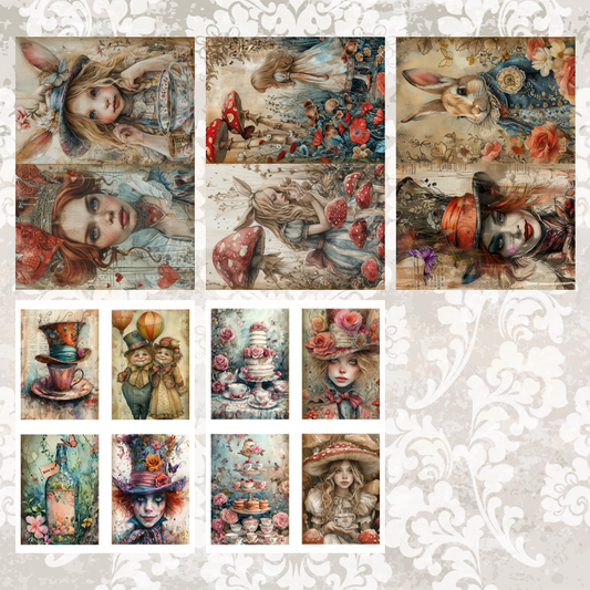 #5A105 POI Print A5 Cardstock Paper Set 10 Pcs