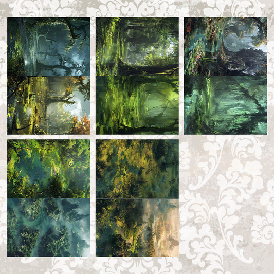 #10 POI Print A5 Cardstock Paper Set 10 Pcs