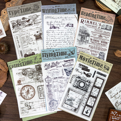#02570 Vintage LetterSeries Sticker