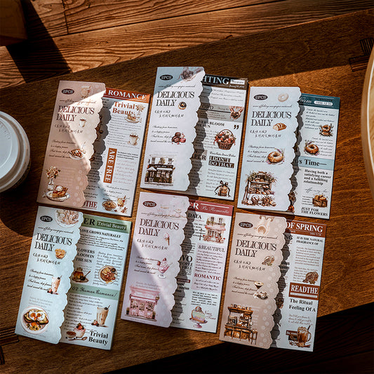 #02114 Delicacy in Newspaper Series Sticker