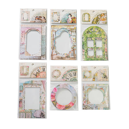 #02567 Flower Frame Series Sticker