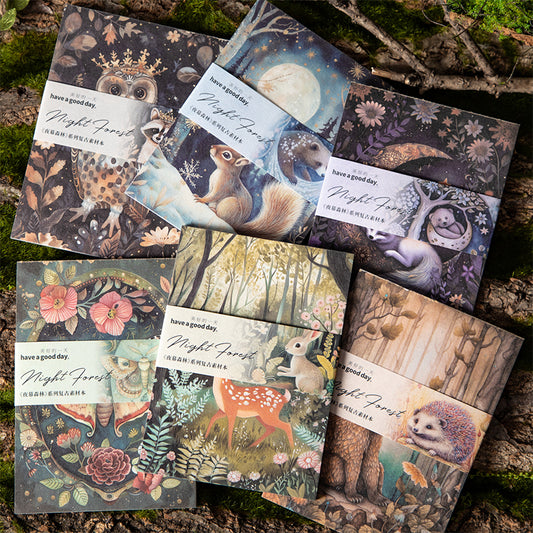 #02425 Night Forest Series Material Paper