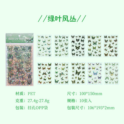 #02446 Moon Butterfly Series Sticker