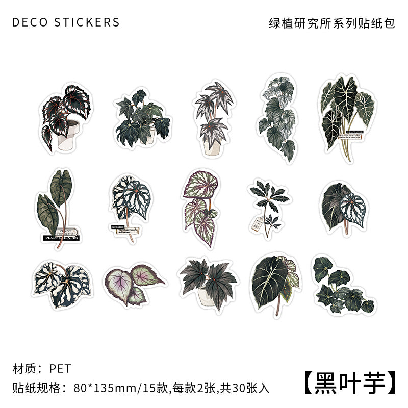 #02593 Green Plant Research Center Series Sticker