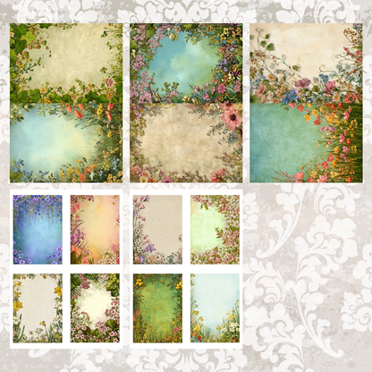 #5A110 POI Print A5 Cardstock Paper Set 10 Pcs