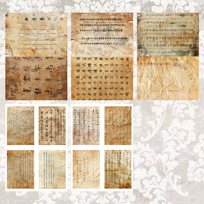 #5A114 POI Print A5 Cardstock Paper Set 10 Pcs