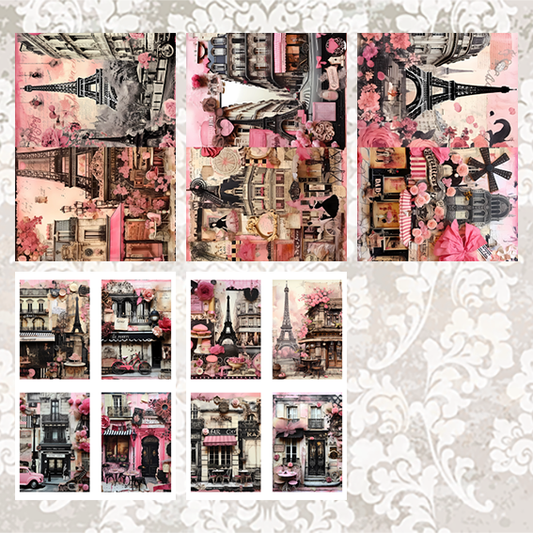 #5A119 POI Print A5 Cardstock Paper Set 10 Pcs