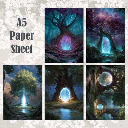 #11 POI Print A5 Cardstock Paper Set 10 Pcs