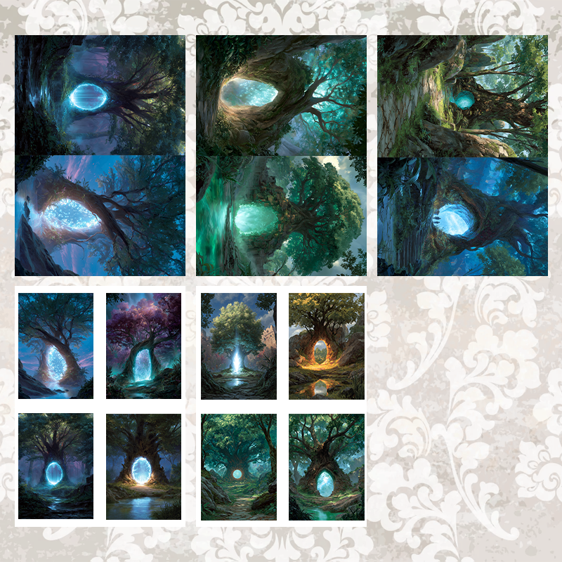 #11 POI Print A5 Cardstock Paper Set 10 Pcs