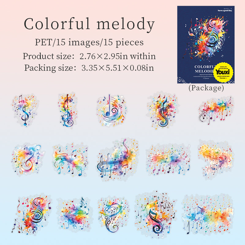 #02496 Washi Music Series Sticker
