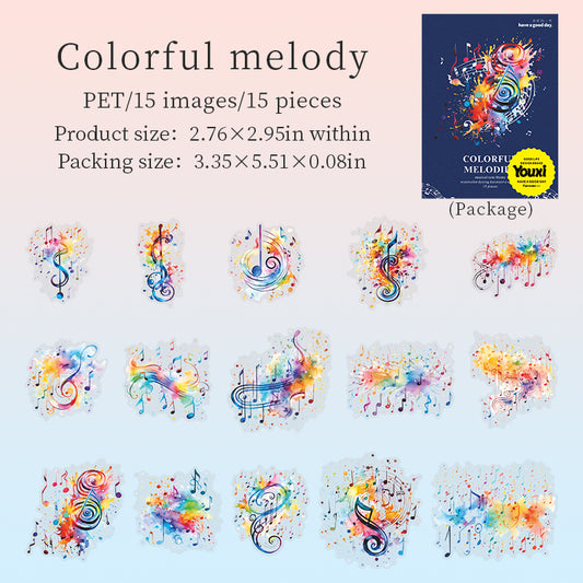 #02496 Washi Music Series Sticker