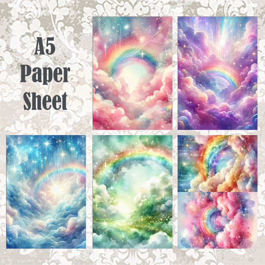 #5A122 POI Print A5 Cardstock Paper Set 10 Pcs