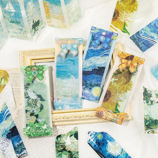 #02263 Dream in Oil Paint Series Sticker