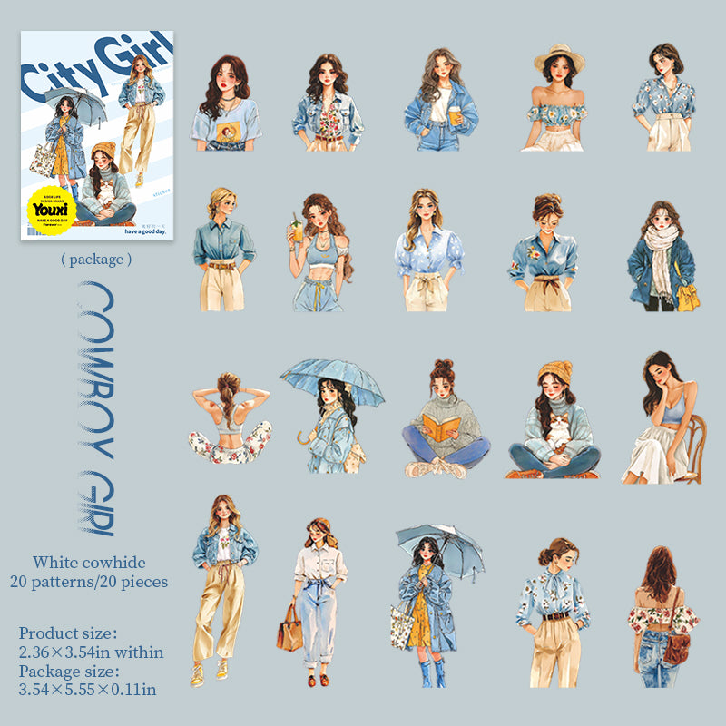 #02660 City Girl Series Sticker