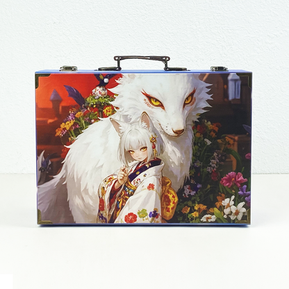 #01131 Customized Pattern Wooden Suitcase