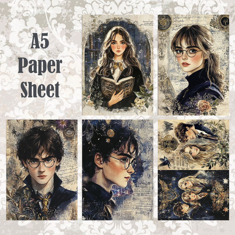 #5A131 POI Print A5 Cardstock Paper Set 10 Pcs HP