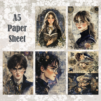 #5A131 POI Print A5 Cardstock Paper Set 10 Pcs HP
