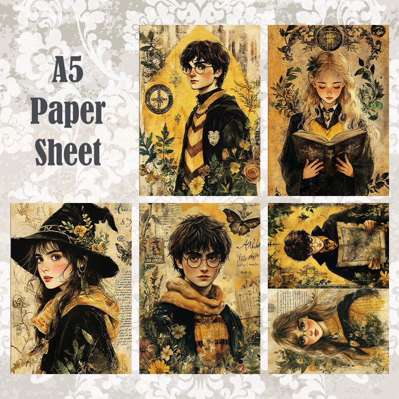 #5A132 POI Print A5 Cardstock Paper Set 10 Pcs HP