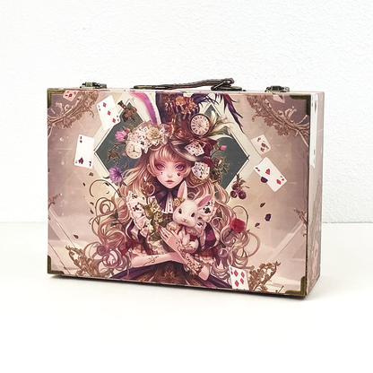 #01133 Customized Pattern Wooden Suitcase