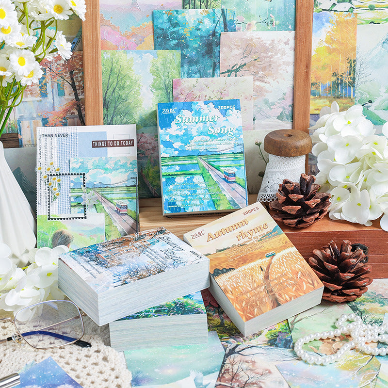 #02139 Four Seasons Series Material Paper