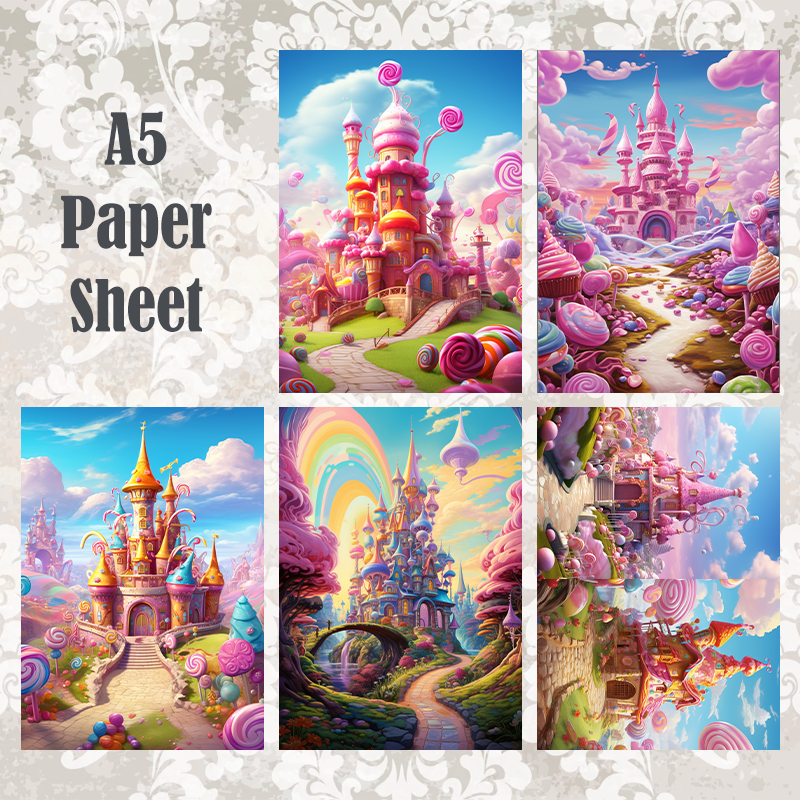 #13 POI Print A5 Cardstock Paper Set 10 Pcs