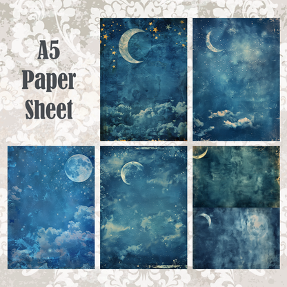 #5A147 POI Print A5 Cardstock Paper Set 10 Pcs