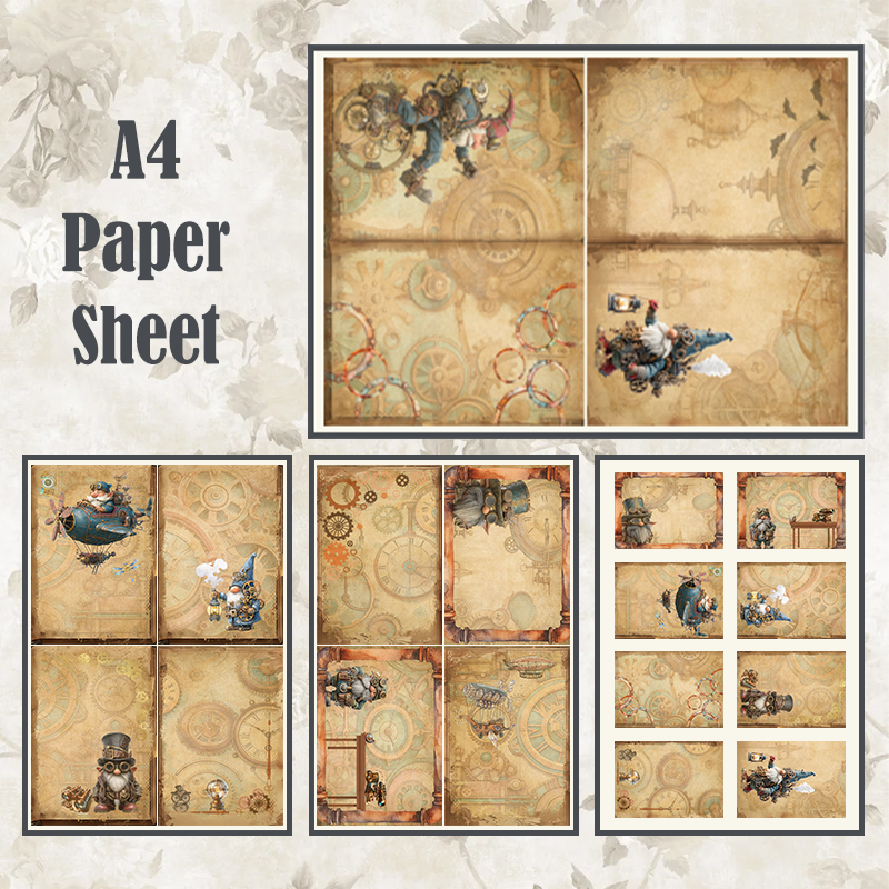 #14 POI Print A4 Cardstock Paper Set 5 Pcs