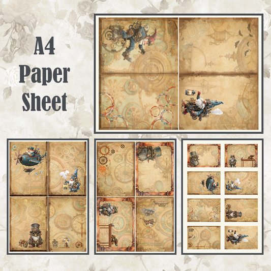 #14 POI Print A4 Cardstock Paper Set 5 Pcs