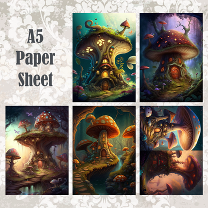 #14 POI Print A5 Cardstock Paper Set 10 Pcs