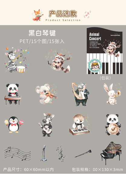 #02622 Animal Concert Series Sticker