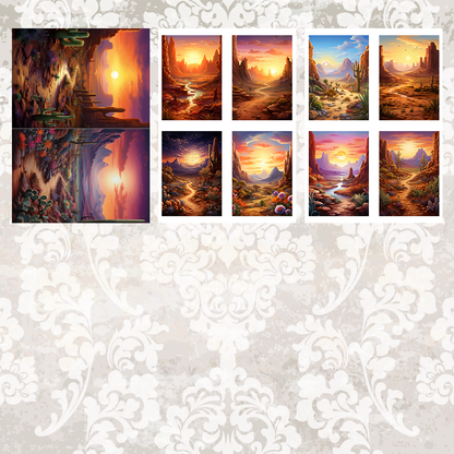 #15 POI Print A5 Cardstock Paper Set 10 Pcs