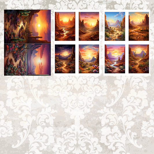 #15 POI Print A5 Cardstock Paper Set 10 Pcs