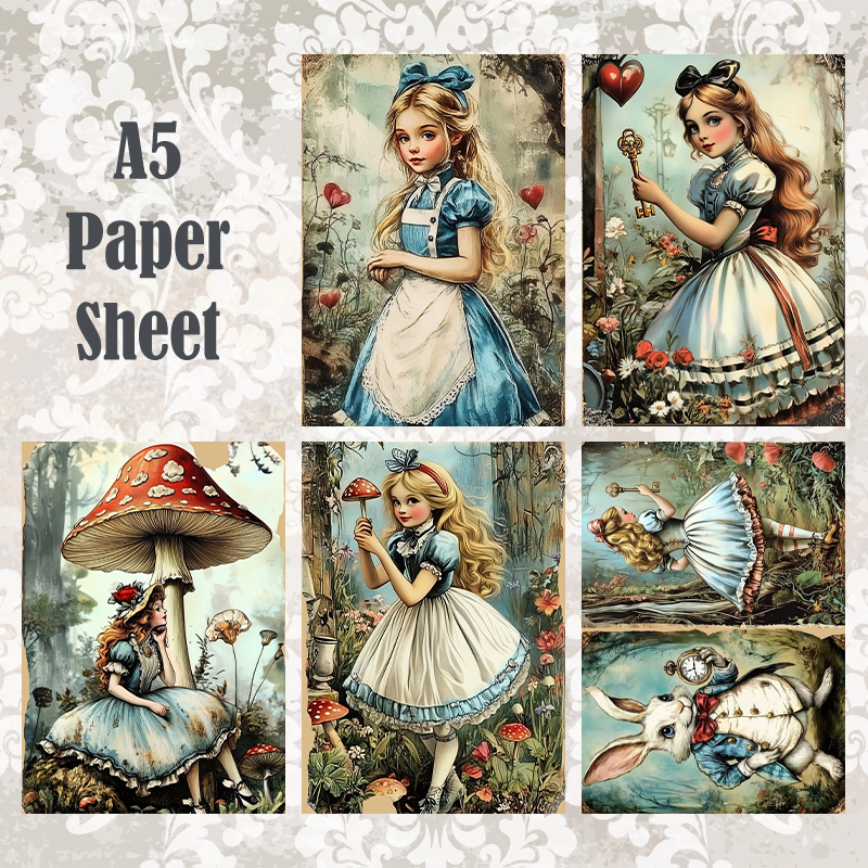 #5A160 POI Print A5 Cardstock Paper Set 10 Pcs