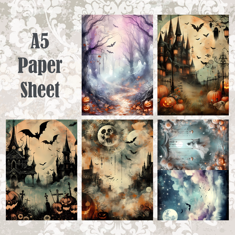 #5A166 POI Print A5 Cardstock Paper Set 10 Pcs