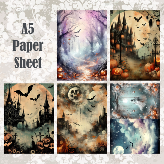 #5A166 POI Print A5 Cardstock Paper Set 10 Pcs