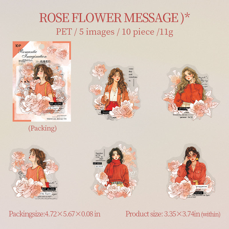 #02859 Fantasy Romantic Series Sticker